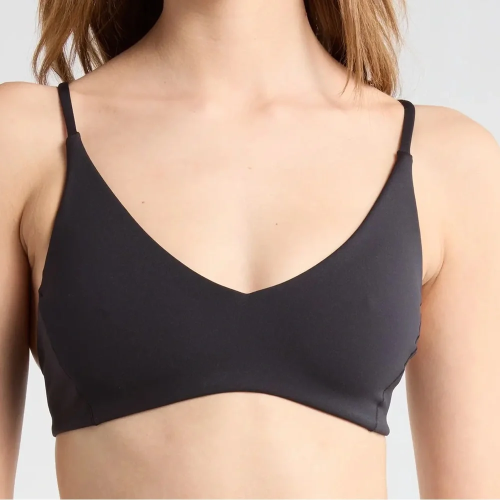 Left on Friday Sunday Bikini Top jet black
